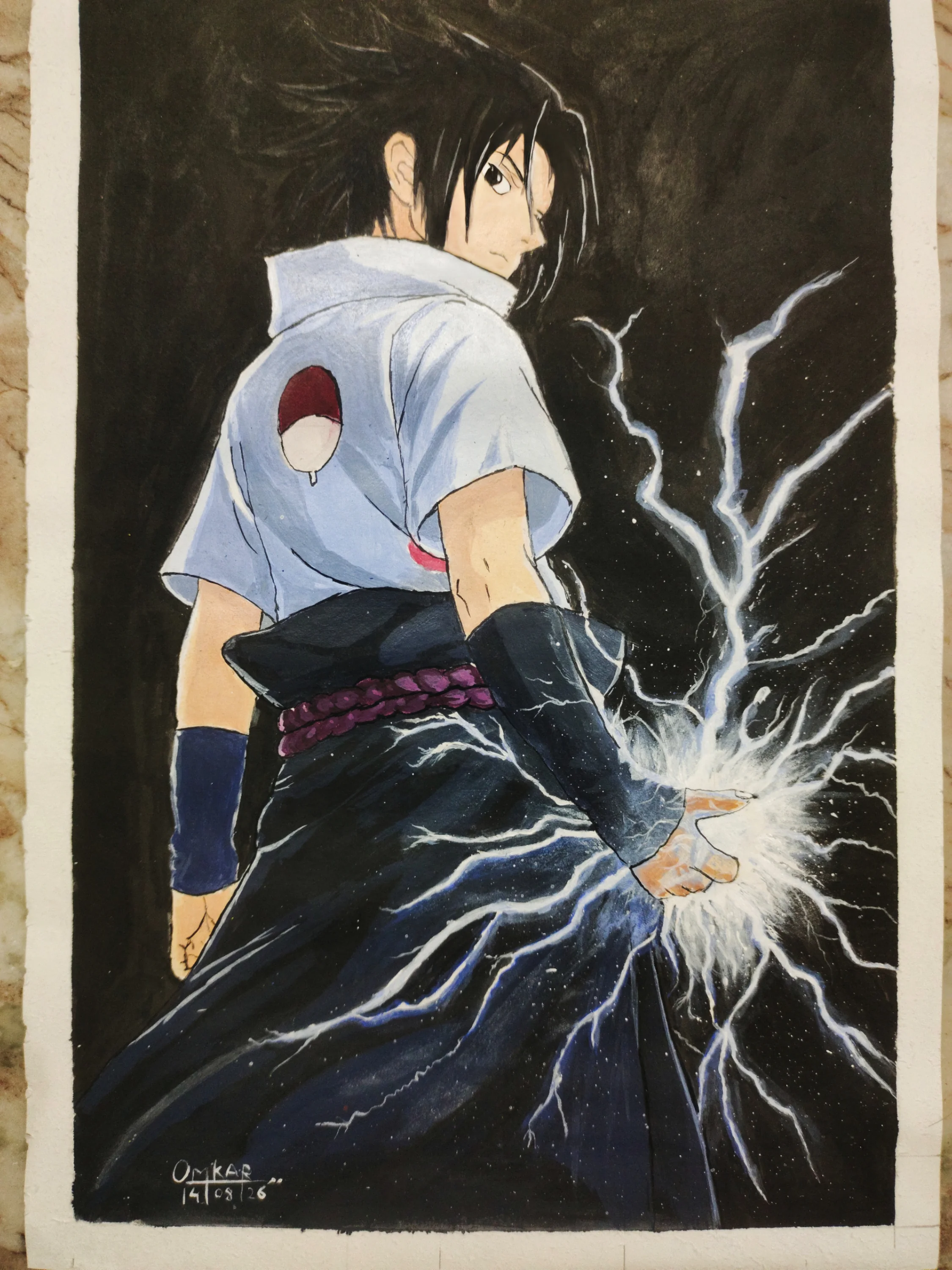 Sasuke anime artwork