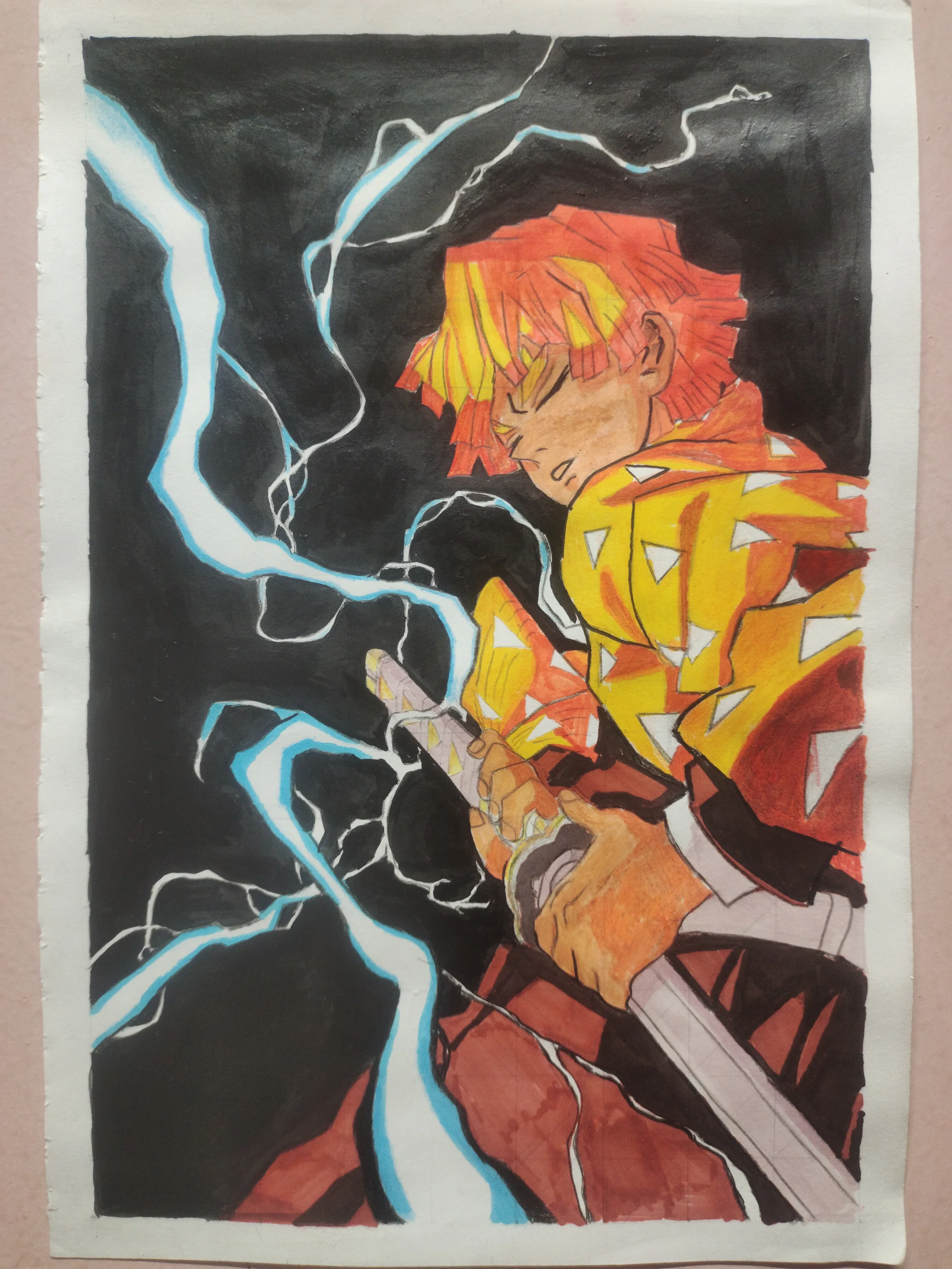 Zenitsu anime artwork